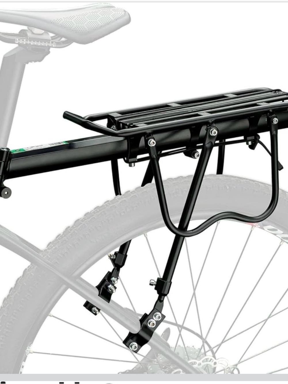 New Rear Bike Rack Quick Release,Bike Cargo Rack,Luggage Bike Rack